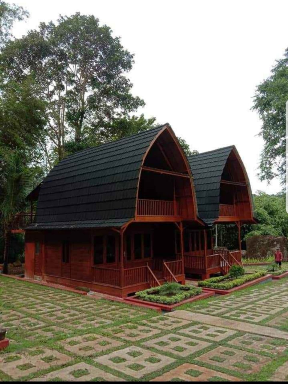 Rumah Lumbung 2 Lantai - Rumah Kayu Palembang